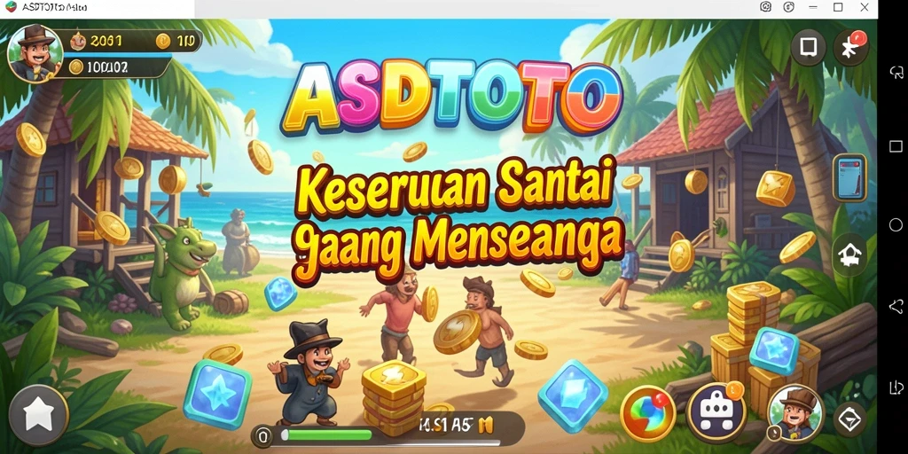 Tangkapan layar menunjukkan gameplay menawan ASDTOTO yang penuh warna.