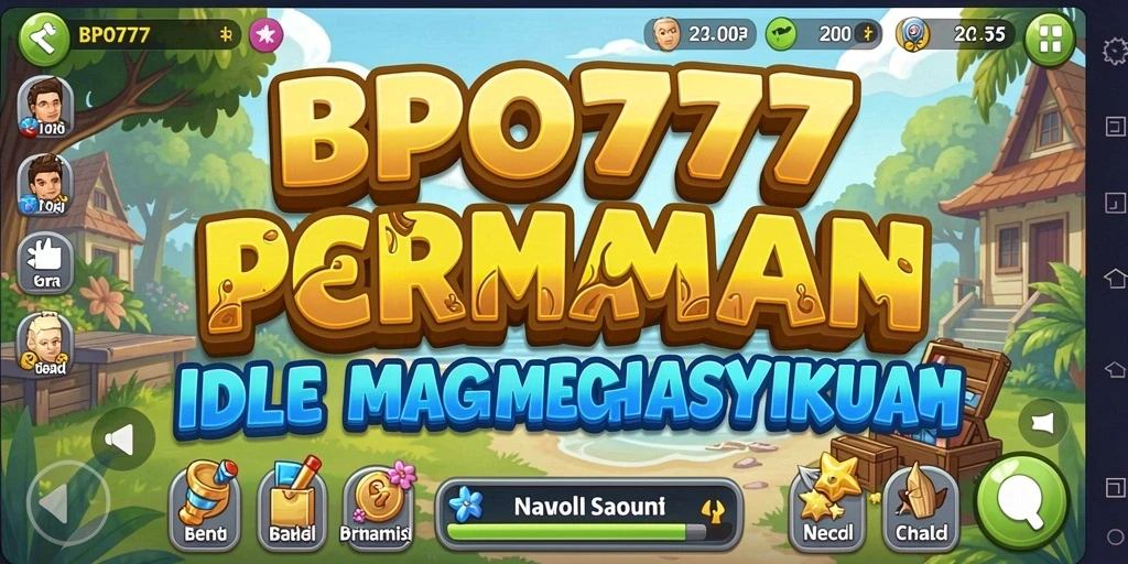 Tampilan gameplay BPO777 dengan elemen Idle yang menarik.