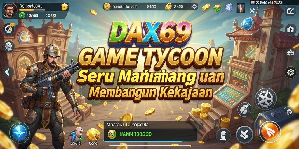Tampilan gameplay DAX69 yang menarik dan penuh strategi Tycoon.