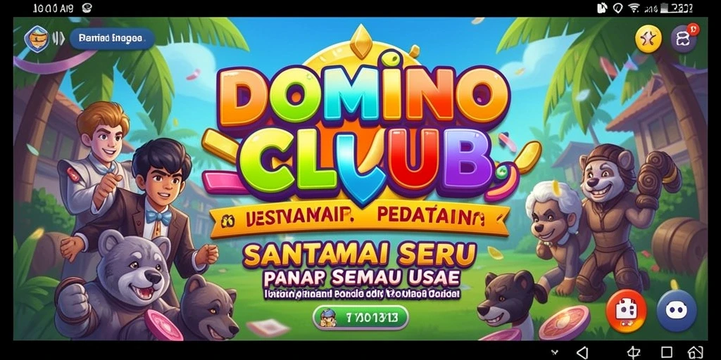 Screenshot gameplay DOMINOCLUB yang menampilkan aksi seru dalam permainan santai.