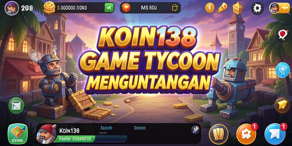 Tampilan utama gameplay KOIN138 yang penuh warna dan menarik.
