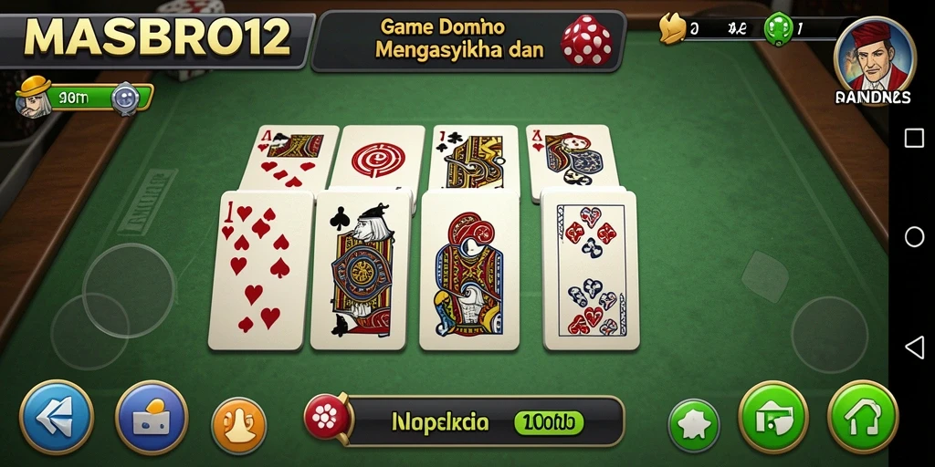 Tampilan menarik dari gameplay Domino MASBRO12 yang mengasyikkan.