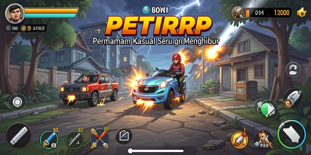 Tampilan menarik dari gameplay PETIRRP yang mengasyikkan.