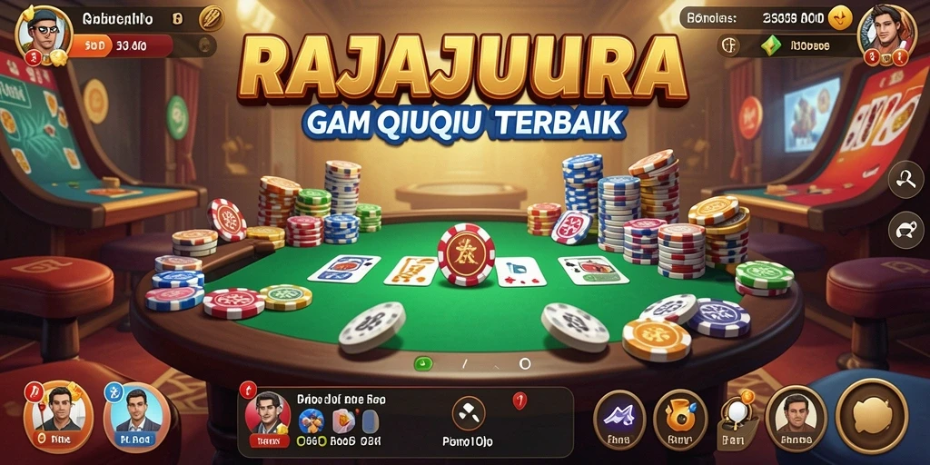 Tampilan menarik dari gameplay QiuQiu di RAJAJUARA.