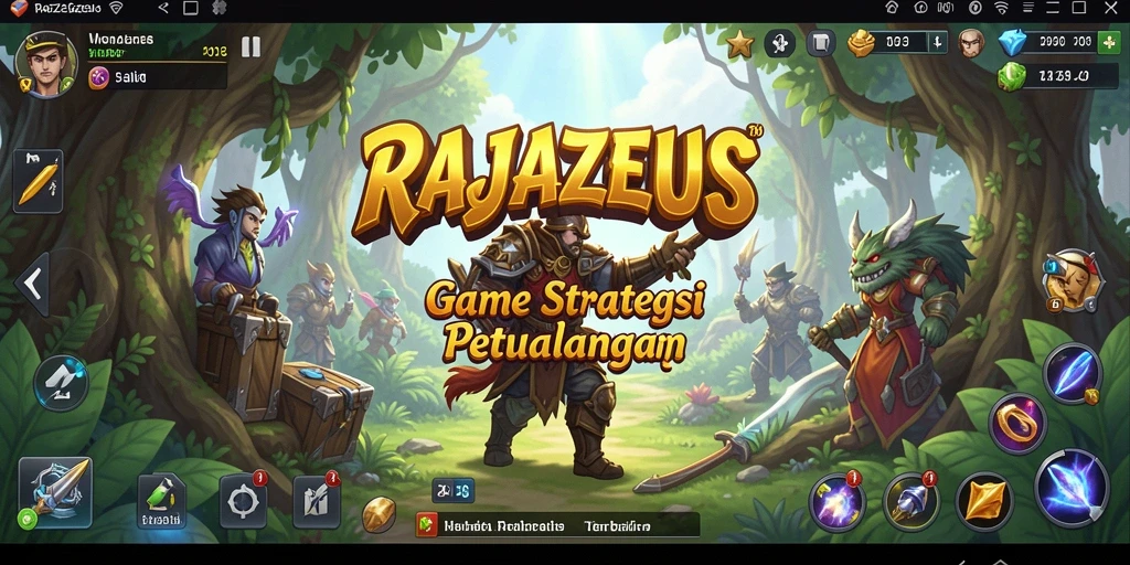 Gameplay seru dalam RAJAZEUS dengan berbagai strategi menarik.