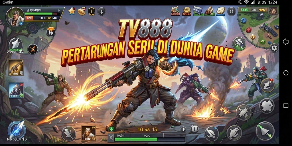 Tampilan screenshot TV888 dengan aksi pertarungan yang mendebarkan.